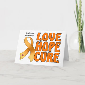 Leukemia Awareness Card