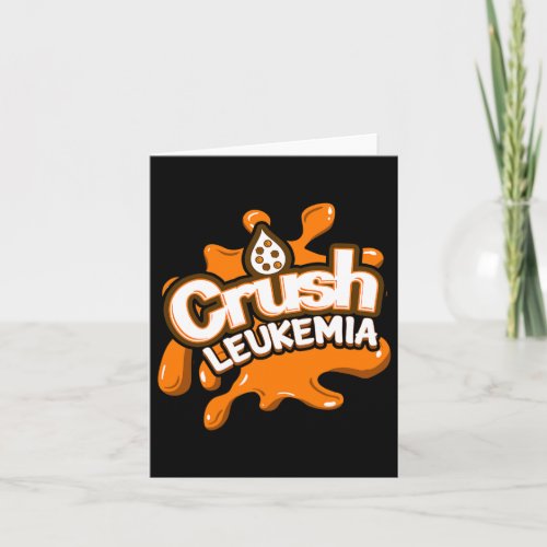 Leukemia Awareness Cure Blood Cancer Fighter Gift  Card