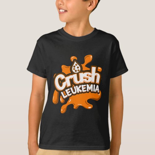 Leukemia Awareness Cure Blood Cancer Fighter Gift  T_Shirt