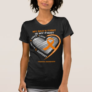 Leukemia Awareness Dad Men Women Gifts Leukemia Aw T-Shirt