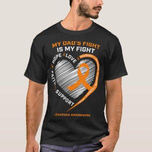 Leukemia Awareness Dad Men Women Gifts Leukemia Aw T-Shirt