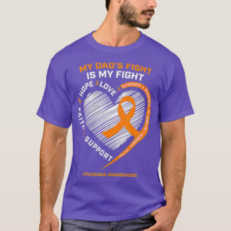 Leukemia Awareness Dad Men Women Gifts Leukemia Aw T-Shirt