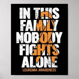 Leukemia Awareness  Family Support Leukemia Awaren Poster