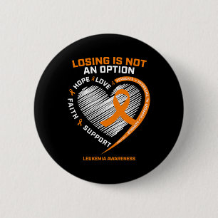 Leukemia Awareness Fighter Gifts Men Women Kids Le Button