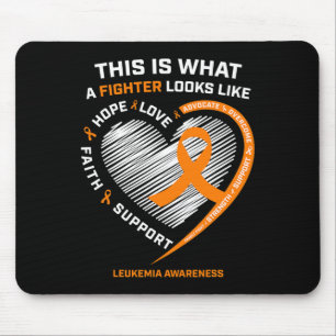 Leukemia Awareness Fighter Gifts Men Women Mom Dad Mouse Pad