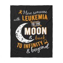 Leukemia Awareness  For WomenKid  Leukemia  Fleece Blanket