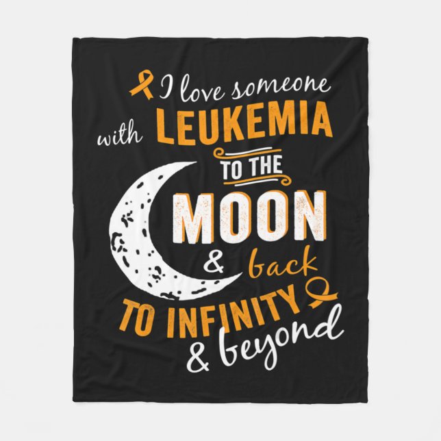 Leukemia Awareness  For WomenKid  Leukemia  Fleece Blanket (Front)