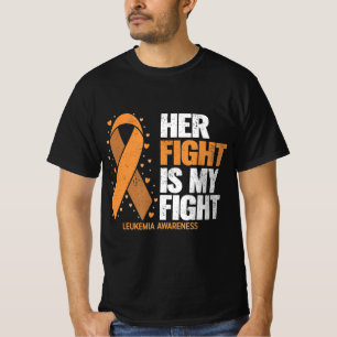 Leukemia Awareness Her Fight is my fight Leukemia T-Shirt