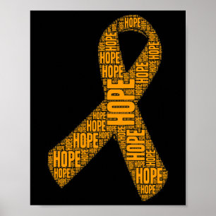 Leukemia Awareness Hope Leukemia Awareness Poster