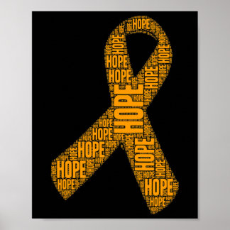 Leukemia Awareness Hope Leukemia Awareness  Poster