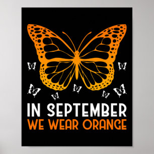 Leukemia Awareness In September We Wear Orange But Poster