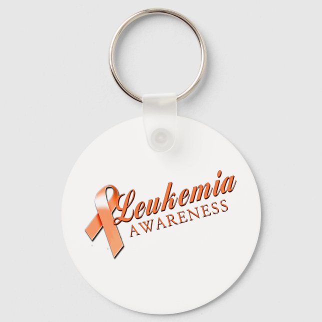 Leukemia Awareness Keychain (Front)