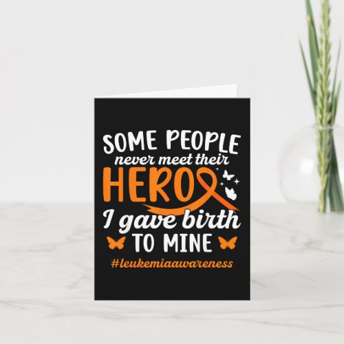 Leukemia Awareness Leukemia Mom Of A Leukemia Warr Card