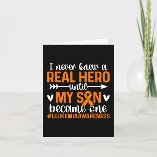 Leukemia Awareness Leukemia Mom Of A Leukemia Warr Card