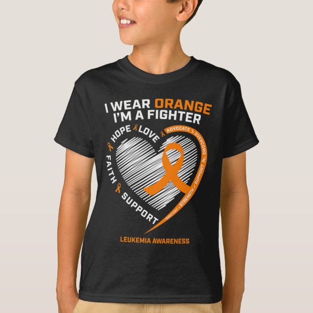 Leukemia Awareness  Men Women Mom Dad Gifts Leukem T-Shirt (Front)