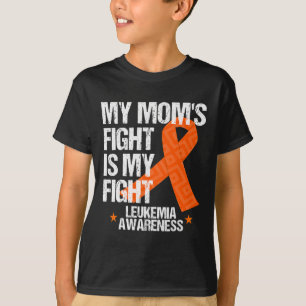 Leukemia Awareness  Mom Fight Orange Ribbon Gift I T-Shirt