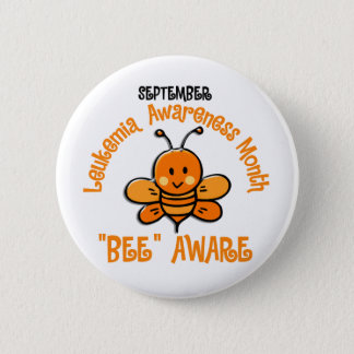 Leukemia Awareness Month Bee 1.2 Pinback Button