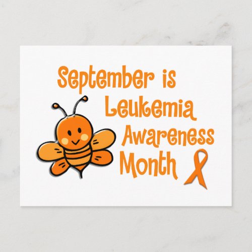Leukemia Awareness Month Bee 13 Postcard
