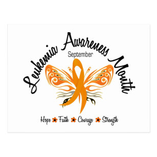 leukemia awareness month orange postcards zazzle leukemia month