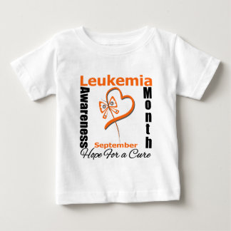 Leukemia Awareness Month Butterfly Heart Baby T-Shirt