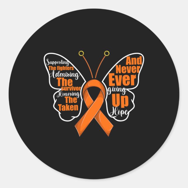 Leukemia Awareness Month  Classic Round Sticker (Front)