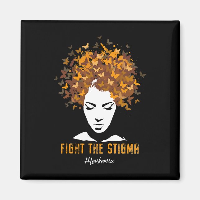 Leukemia Awareness Month Fight The Stigma Women's  Magnet (Front)