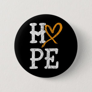 Leukemia Awareness Month Hope Vintage Blood Cancer Button