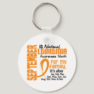 Leukemia Awareness Month Keychain
