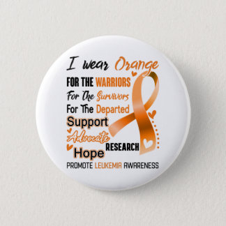 Leukemia Awareness Month Ribbon Gifts Button