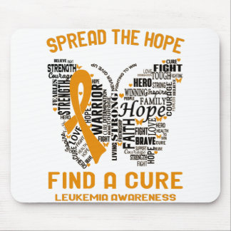 Leukemia Awareness Month Ribbon Gifts Mouse Pad