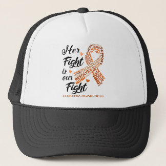 Leukemia Awareness Month Ribbon Gifts Trucker Hat