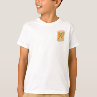Leukemia Awareness Orange Ribbon Angel Custom Tee