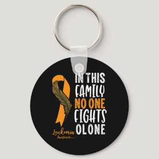 Leukemia Awareness  Orange Ribbon Cancer Survivor  Keychain