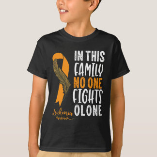 Leukemia Awareness  Orange Ribbon Cancer Survivor  T-Shirt