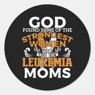 Leukemia Awareness Orange Ribbon  Classic Round Sticker