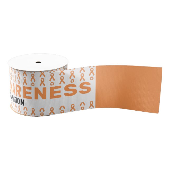 Leukemia Awareness Pattern Ribbon (Spool)