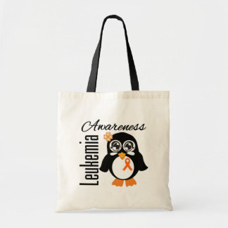 Leukemia Awareness Penguin Tote Bag