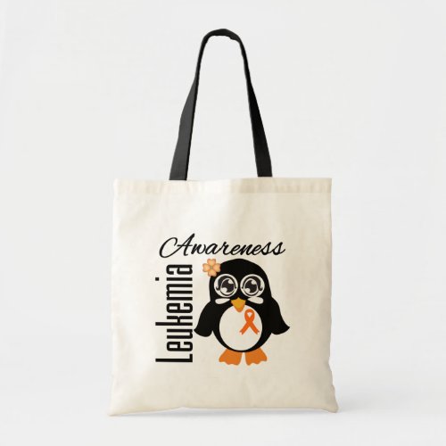 Leukemia Awareness Penguin Tote Bag