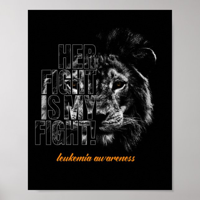Leukemia Awareness Poster (Front)