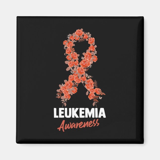 Leukemia Awareness Ribbon 2 Magnet (Front)