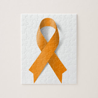 Leukemia Awareness Ribbon Jigsaw Puzzle