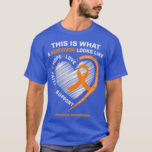 Leukemia Awareness Shirts Survivor Gifts Men Women