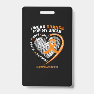 Leukemia Awareness Shirts Uncle Mens Womens Kids Badge