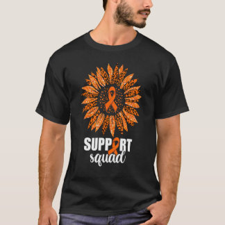 Leukemia Awareness Sunflower Butterfly T-Shirt