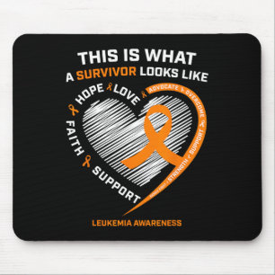 Leukemia Awareness Survivor Gifts Men Women Kids T Mouse Pad