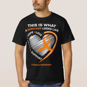 Leukemia Awareness  Survivor Gifts Men Women Kids  T-Shirt