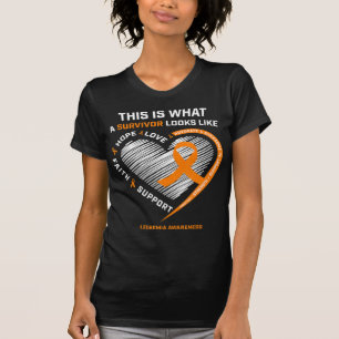 Leukemia Awareness Survivor Gifts Men Women Kids T-Shirt
