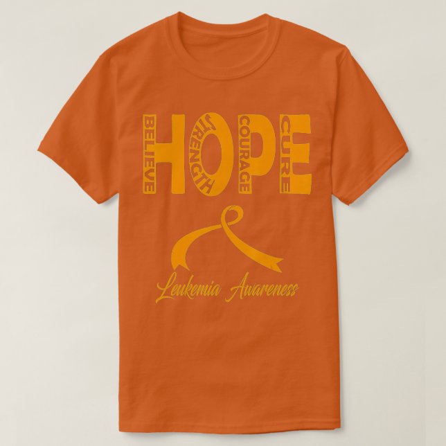 Leukemia Awareness  T-Shirt (Design Front)