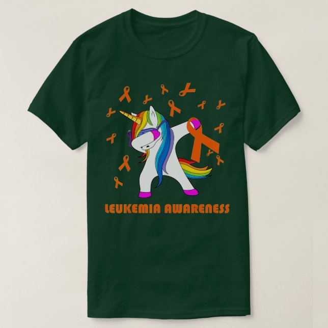 Leukemia Awareness T-Shirt (Design Front)