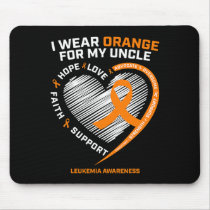 Leukemia Awareness  Uncle Men's Women's Kids Leuke Mouse Pad